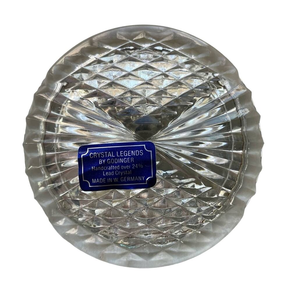 Godinger Crystal Hand Mirror